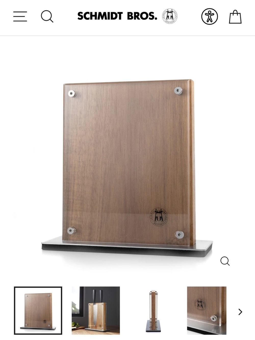 Schmidt brothers cutlery knife block